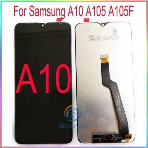 For Samsung A10 LCD M10 screen display A105 M105 with touch with frame assembly Replacement repair parts