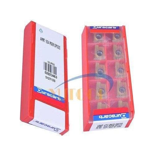 10pcs DuraCarb Carbide Insert APMT1604 PDER DP5320 CNC Milling carbide inserts