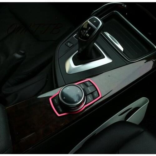 2021 HOT Car Multimedia Button Decoration Stickers For BMW BMW X1 X3 X5 X6 E70 E83 E90 E91 F15 F16 F20 F21 F30 F10 car-Styling