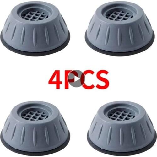 4Pcs Anti-Vibration Feet Pads Washing Machine Rubber Mat Anti-Vibration Pad Dryer Universal Fixed Non-Slip Pad Household Gasket
