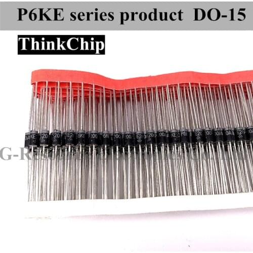 20PCS) TVS Diode P6KE DO-15 P6KE100A P6KE150A P6KE160A P6KE180A P6KE200A P6KE220A P6KE250A P6KE300A P6KE350A P6KE400A P6KE440A