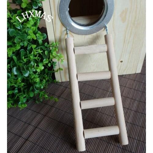 Hamster Parrot Toys Slide ladder Stairs Bird Toys Pets Wooden Toys Bird Suppliers D180