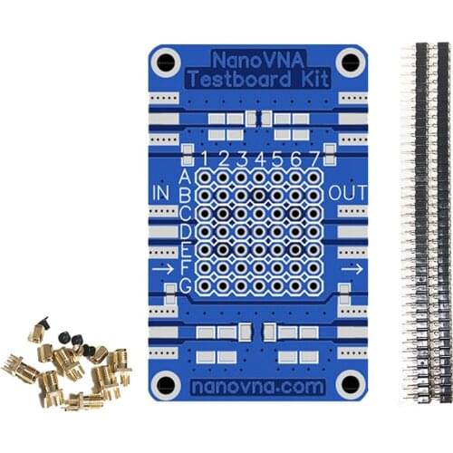 NanoVNA Testboard Kit VNA Vector Network Analysis Test Demo Board Testboard Main Board Tools