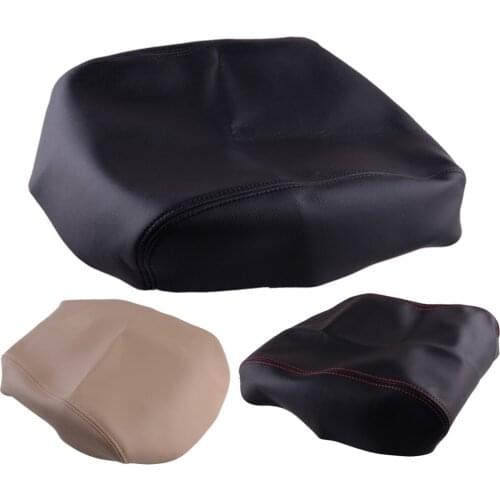 Microfiber Leather Car Interior Console Armrest Lid Cover Skin Cap fit for Honda Pilot 2009 2010 2011 2012 2013 2014 2015