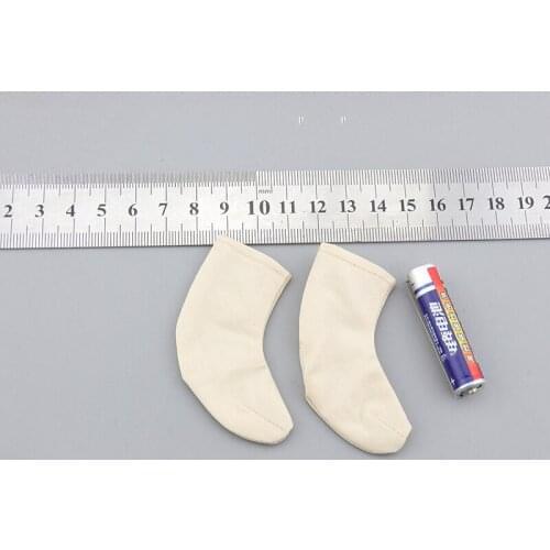 1/6 Scale Male White Sockes Models for 12''Figures Body DIY Accessories