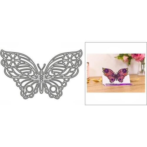 New Flowery Heart Butterfly Craft Embossing Mold 2021 Metal Cutting Dies for DIY Decor Scrapbooking Album Card Making No Stamps