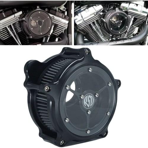 RSD Clarity Air Cleaner Matte Black Intake Filter For Harley Sportster Iron 1200 Dyna Softail FLSTF Fat Bob Touring FLHT FLHTC
