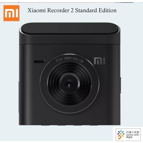 Original Xiaomi Recorder 2 Standard Edition 1080P HD 130degree Wide-angle Smart Voice Control 3D Noise Reduction Night Vision