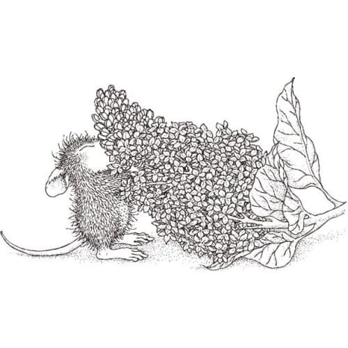 Mouse Transparent Clear Silicone Stamp/Seal for DIY scrapbooking/photo album Decorative clear stamp ST0227