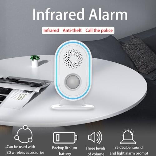 Tuya WiFi+433Mhz Smart Motion Sensor Alarm Indoor Infrared PIR Detector Siren Smart Life APP Control Wireless Home Security