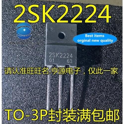 10PCS 2Sk2224 MOS field effect tube TO-3P triode in stock 100% new and original