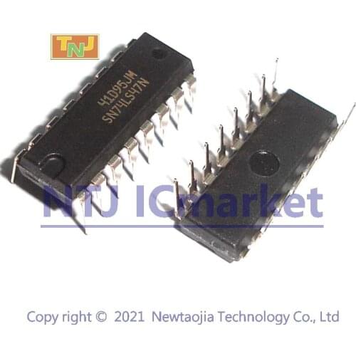 10 PCS SN74LS47N DIP-16 74LS47N 74LS47 BCD-to-Seven-Segment Decoders/Drivers 16-PDIP Chip IC