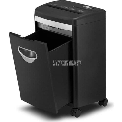 18L High Secrecy Level A4 Size Office Automatic Electric Paper Shredder Effect 3x12mm Electric Card Paper Crush Shredder T618D