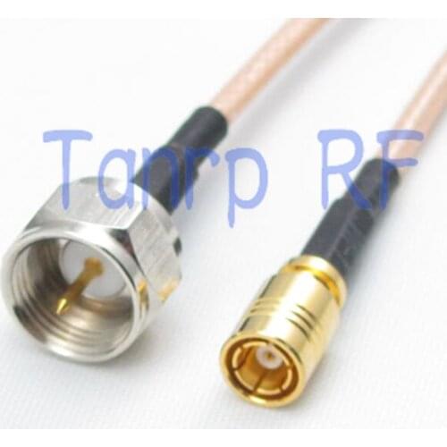 8in F male to SMB female jack RF adapter connector 20CM Pigtail coaxial jumper cable RG316 extension cord