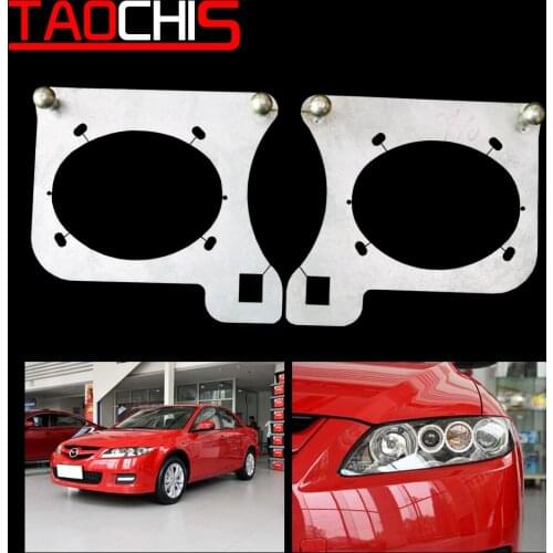 TAOCHIS Car-Styling Retrofit adapter frame Headlight Bracket Holder for Mazda 6 fit with WST Projector lens