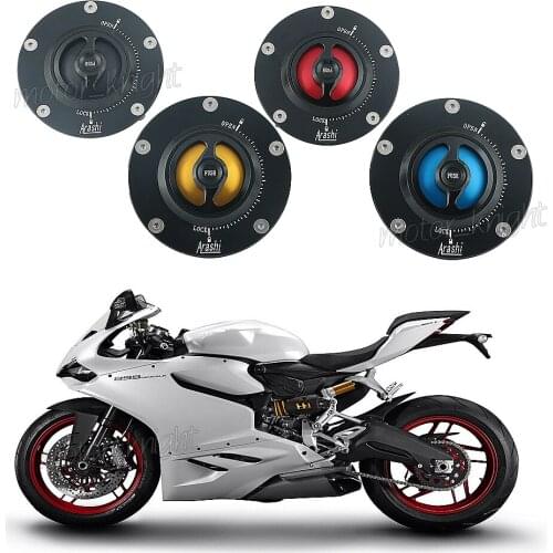 Motorcycle Gas Cap Oil Fuel Tank Cover For DUCATI STREETFIGHTER/STREETFIGHTER S 2009 2010 2011 2012 2013 2014 2015 16 17 18 19 2