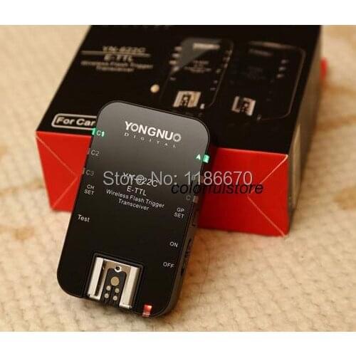 2Pcs Transceiver YN YN-622C YN622C Wireless TTL Flash Trigger for Canon 1D 1DS 5D Mark II III 50D 40D 30D 650D 600D 500D 450D 7D
