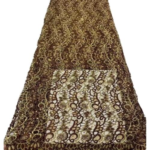 Sequins French Tulle Lace Fabric 2021 High Quality African Lace Fabric Latest Lace Material For Evening Party CD-200