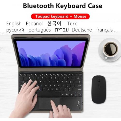 For Huawei Matepad 11 2021 Case Keyboard Touchpad Keyboard Cover for Huawei Mate Pad 11 11 inch 10.95'' Spanish Russian Keyboard