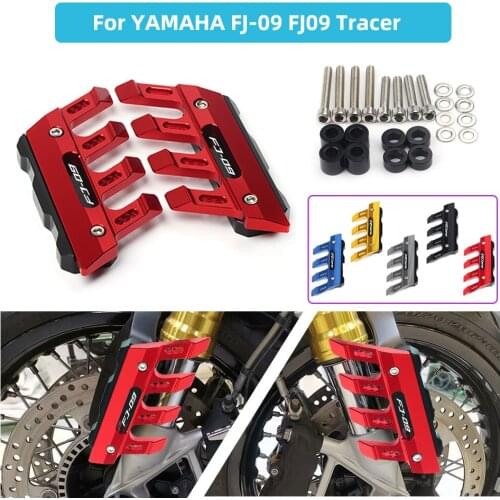 With Logo 5 Colors YAMAHA FJ-09 FJ09 Tracer Motorcycle Accessories CNC Aluminum Front Mudguard Anti-Drop Slider Protector Cover