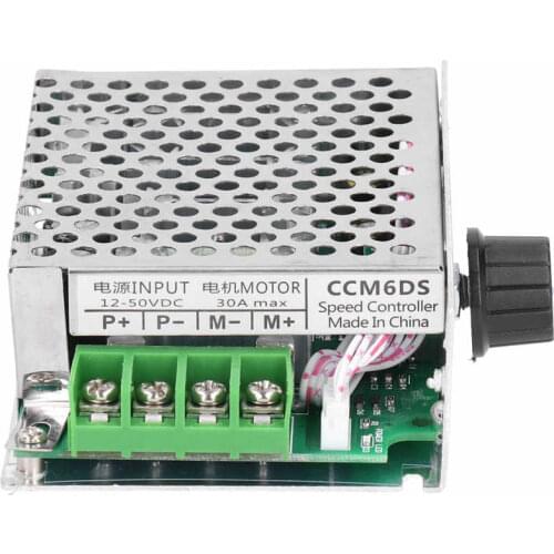 DC12V-50V PWM Speed Controller Metal Shell 30A Motor Speed Regulator DC Motor