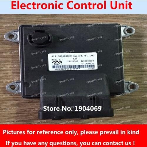 Engine Computer Board A21-3605010CC B6000608 28229562 MT22 ECU B6000622 28227504 S11-3605010BM For Chery Car