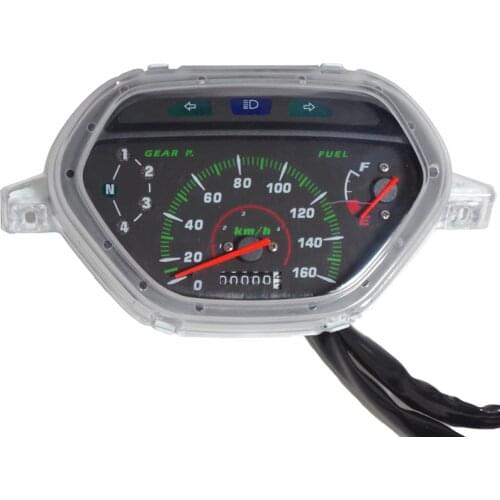 E0169 Motorcycle Accessories Curved Beam Instrument For Honda TBT110 Odometer Gauge Assembly Digital Speedometer Odometer Tacho