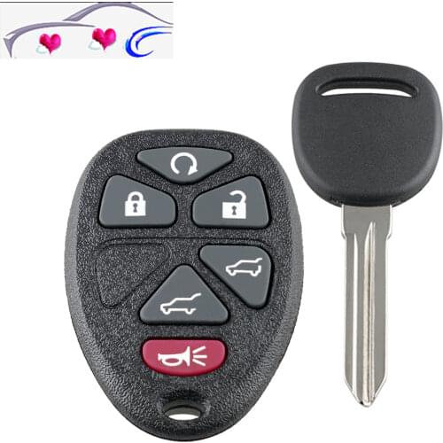 J18 6 buttons key OUC60270 315 frequency Replacement forChevrolet 2007-2014 Chevy Silverado Suburban Remote Car Key Fob 6b Set