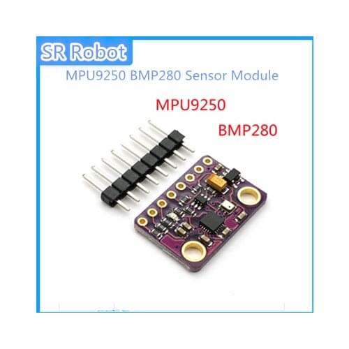MPU9250 BMP280 Sensor Module 10DOF Acceleration Gyroscope Compass Nine Shaft Sensor GY-91 3-5V Standard IIC / SPI For Arduino