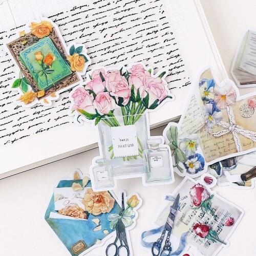 20PCS Fresh creative furniture Paper Stickers Crafts And Scrapbooking stickers book Decorative sticker DIY Stationery