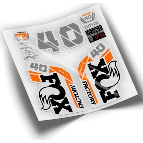 Pegatinas hairpin clip FOX 40 FACTORY 2021WP334 STICKERS