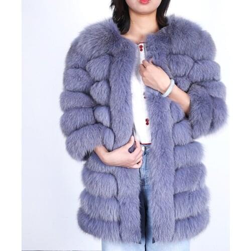 Mao Maokong 2020 new style fox fur segmented warm ladies winter coat coat fashion womens Korean