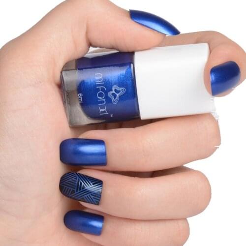 MiFanXi Stamp Nail Polish Stamping Polish Nail Art Stamping Nail Varnish for Nail DIY Stamping Plate Tools