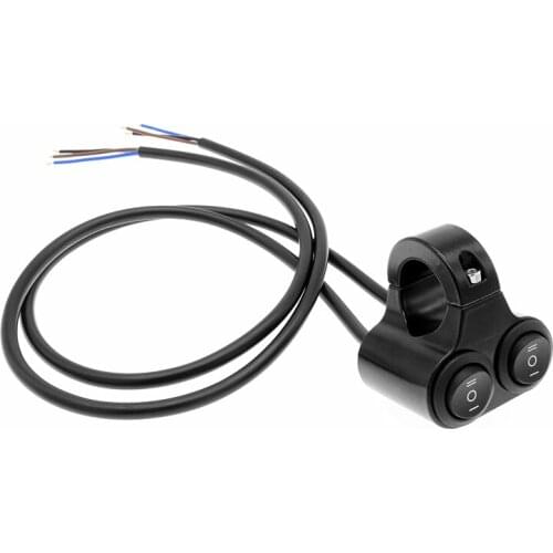 Universal 22mm Motorcycle Handlebar Switches Headlight Flasher Fog Spotlight Lamp ON OFF Button Switch For BMW Kawasaki Honda