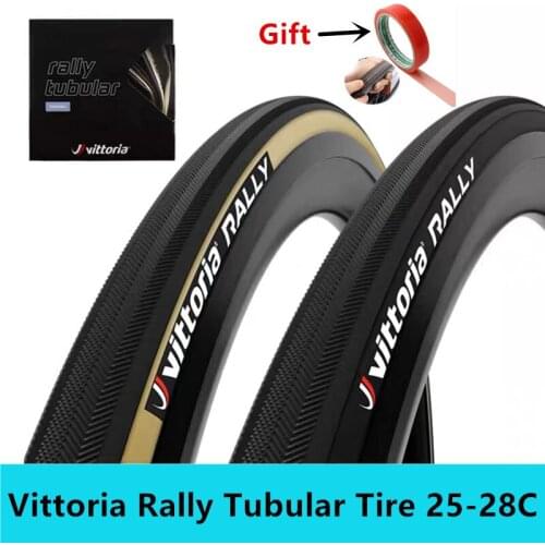Vittoria Rally Tubular Tires 700c x 25mm Training Road Bicycle Tubular Tire 25-28c Bike Tubular Tyre