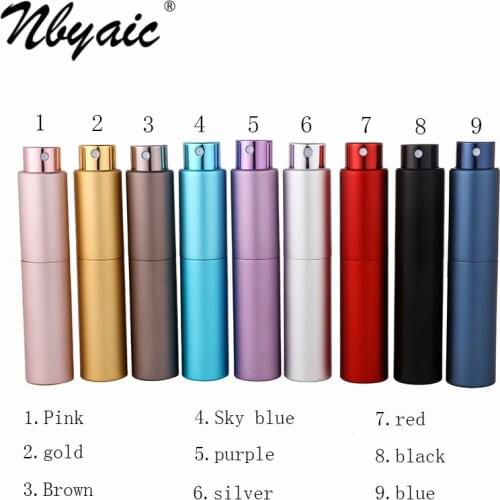 Nbyaic 100pcs Rotary telescopic perfume separated empty bottle spray bottle 5ml 8ml10ml 20mlportable glass bottle perfume bottle