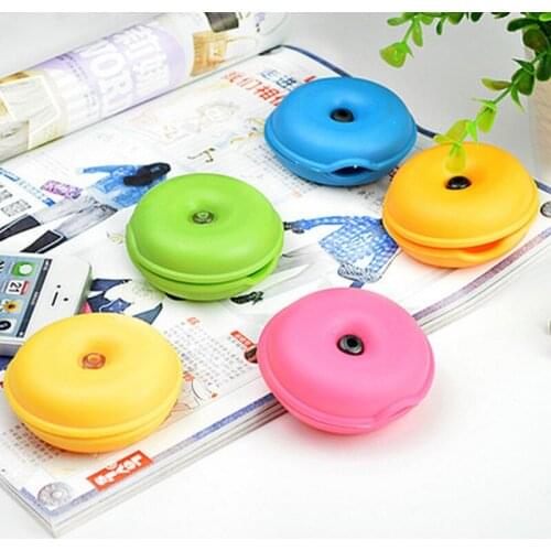 1PC Turtle Cable Organizer Case Earbuds Keeper Headphone Storage Case Wire Shortener Cable Wrap Winder Cord Reel Management