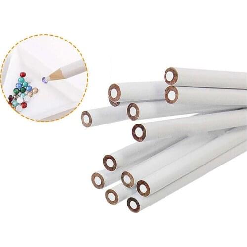 10pcs/lot Dotting Pen For Nails Rhinestones Picking Tools Crystal Wax Pencil Picker Rhinestones Pickup Pens Decoration Tool #&HT