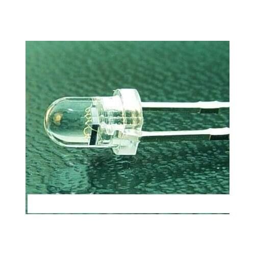 1000pcs/lot 5mm round hat flashing led two color flashing with red and blue color build-in IC