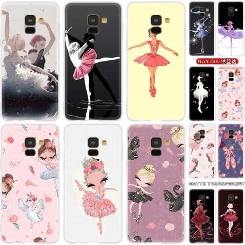 Phone Case For Samsung Galaxy J6 J8 J5 J7 J4 Plus 2018 2016 2017 EU Prime Pro CORE Cover Star Ballet Dance Girl Ballerina