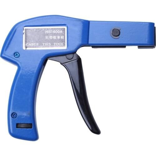 Hs-600A Nylon Cable Tie Tool Plier Clamp Automatic Fastening Cutting Tool Special For Nylon Tie Width:2.4-4.8Mm