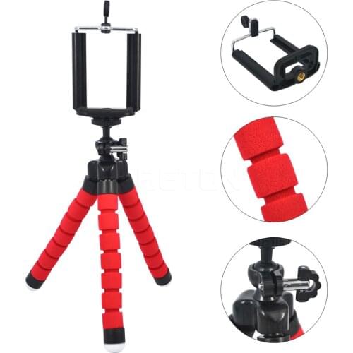 Hot Sale Car smartPhone screen protector Holder Flexible Octopus Tripod For Blackview BV6000 R7 A5 Omega Pro BLUBOO Xtouch X500