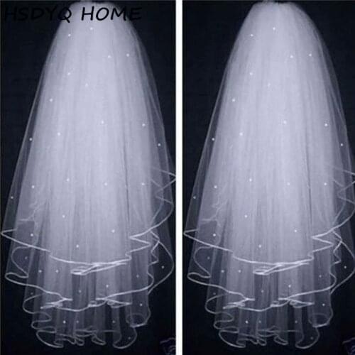 HSDYQ HOME Wedding Short Veils