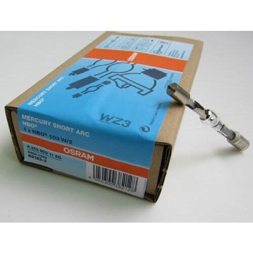 Osram HBO 103W/2,Mercury Short ARC Lamp,NAED Code 69182-1,Fluorescence Microscope,Photo Polymerization,100W 103W Bulb,HBO103W/2