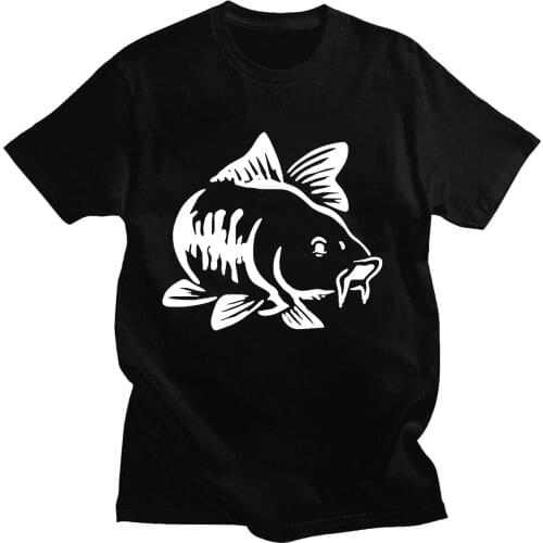 Summer Carp Fish T-shirt Fishings Ruined My Life Cool MenS Short Sleeve T-shirt Casual Men Cotton Tees Harajuku Streetwear