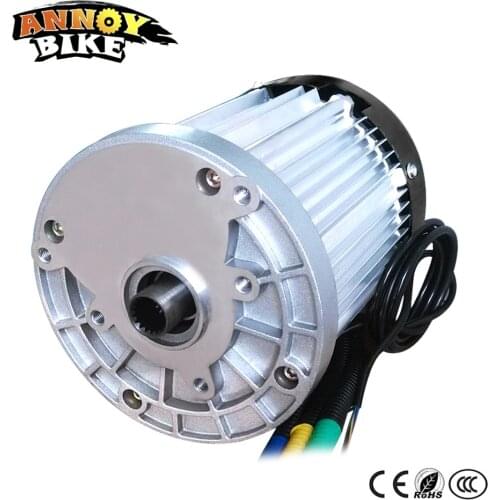 High Power Brushless Differential Speed DC Motor 60V 1200W Magnetic Brushless Electric For Tricycle Electric Vehicle Bike Moped