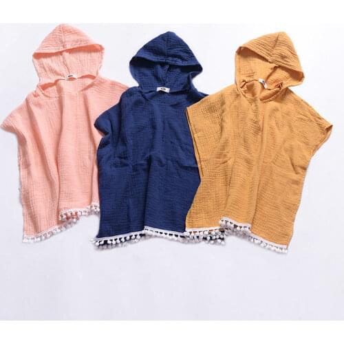 New Arrivels Toddler Kids Baby Girl Long Cape Dress Hooded Tassel Cloak Poncho Jumper Clothes
