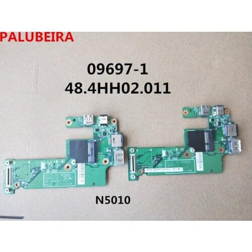 PALUBEIRA FOR dell 15R N5010 USB power DC JACK DG15 IO BOARD 09697-1 48.4HH02.011 100% Tested Fast Ship