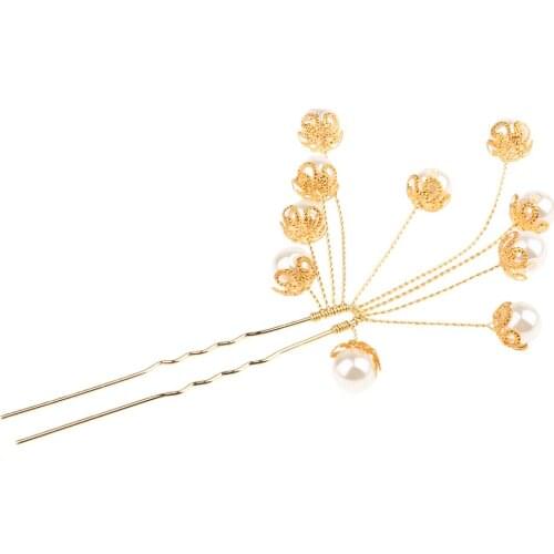 Wedding Bridal Pearl Hairpin Hair Pin Clips Bridesmaid Headwear Elegant New