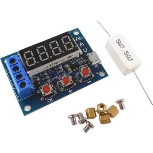 HW-586 Battery Capacity Tester 1.2V 12V 18650 Lead Acid Li-ion Testing Module